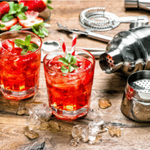 Receita de Caipirinha de morango